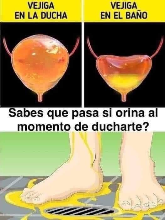 Orinar en la Ducha