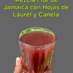 Refrescante Bebida Antioxidante de Flor de Jamaica, Laurel y Canela