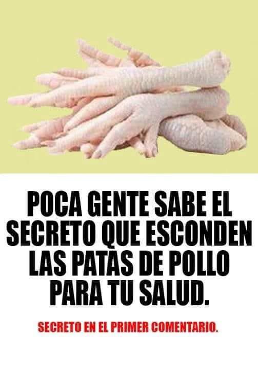 Patas de pollo