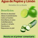 Agua de Pepino y Limón: El Detox Natural que Rejuvenece y Desintoxica tu Cuerpo