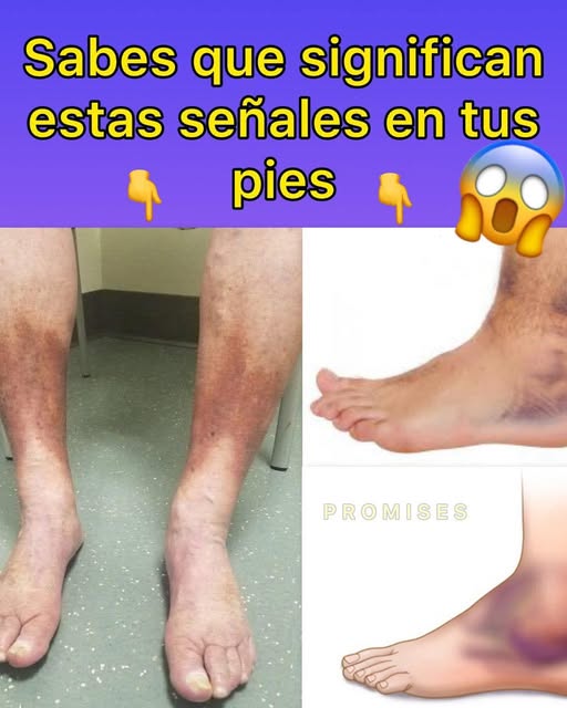 Señales de salud en los pies