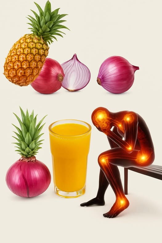 Jugo de Piña y Cebolla Roja
