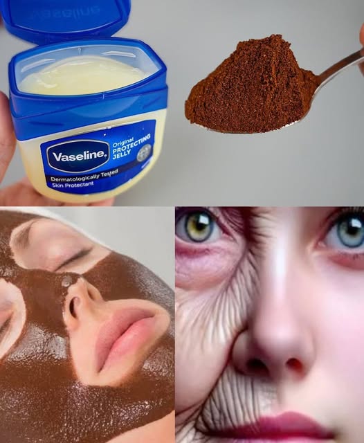 Mascarilla de café y vaselina