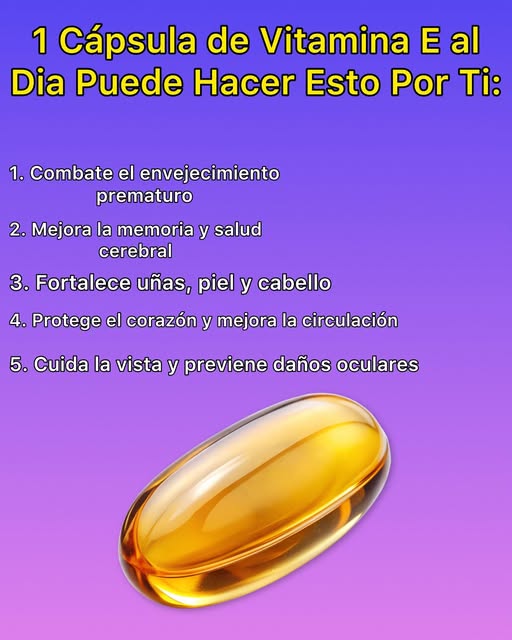 Cápsula de Vitamina E
