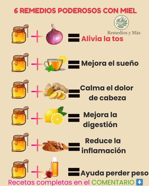 Remedios Poderosos con Miel