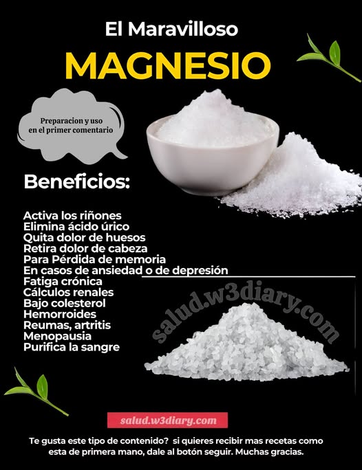 Beneficios del Magnesio