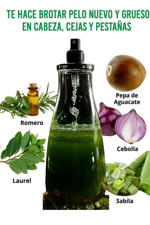 Ingredientes para el tónico capilar