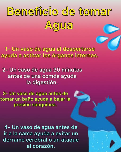 Beneficios de tomar agua