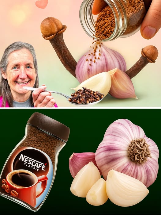 Mezcla de café y ajo como remedio natural