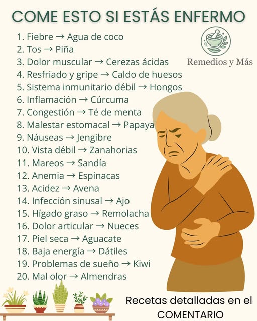 Alimentos para combatir enfermedades