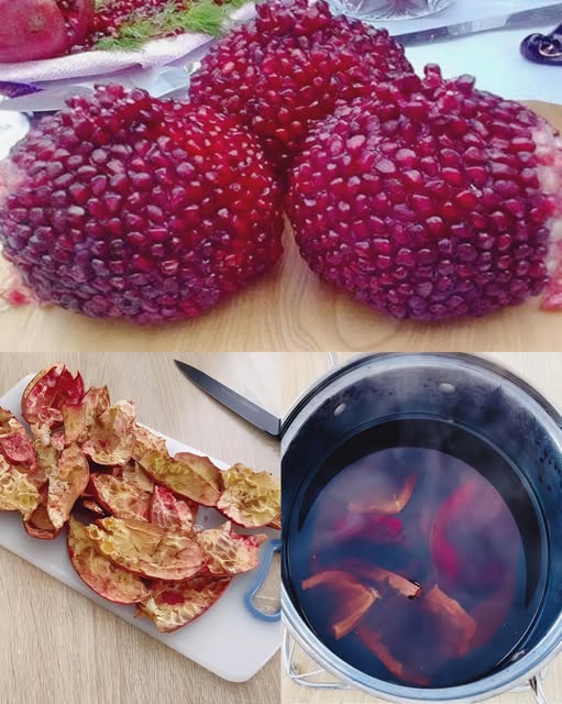 Cáscaras de granada