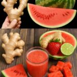 Delicioso Jugo de Sandía con Zanahoria, Remolacha y Jengibre