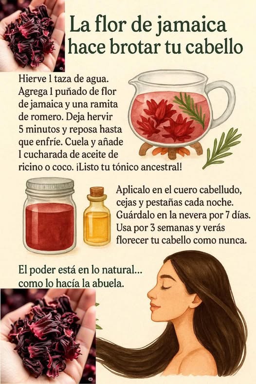 Tónico Capilar con Flor de Jamaica