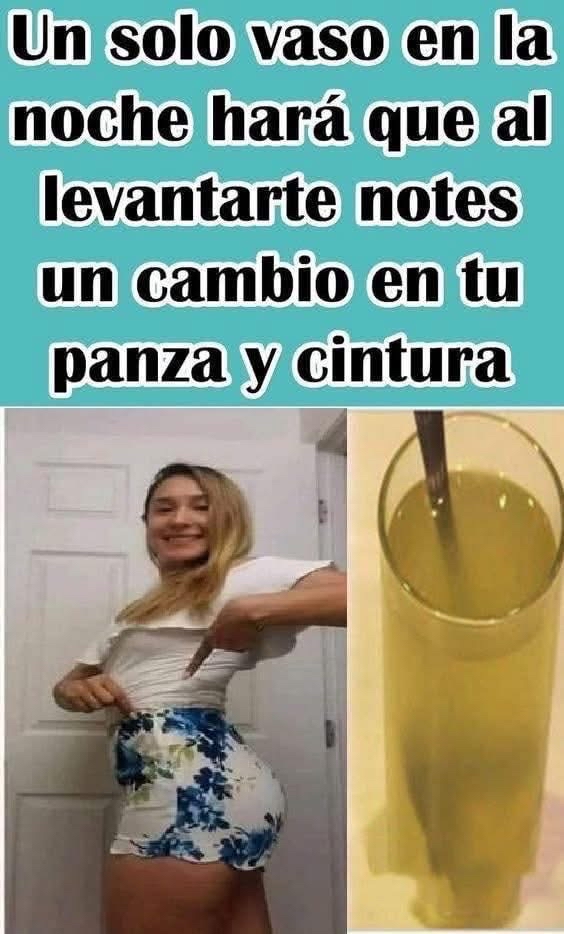 Remedio natural para vaciar la grasa de la barriga