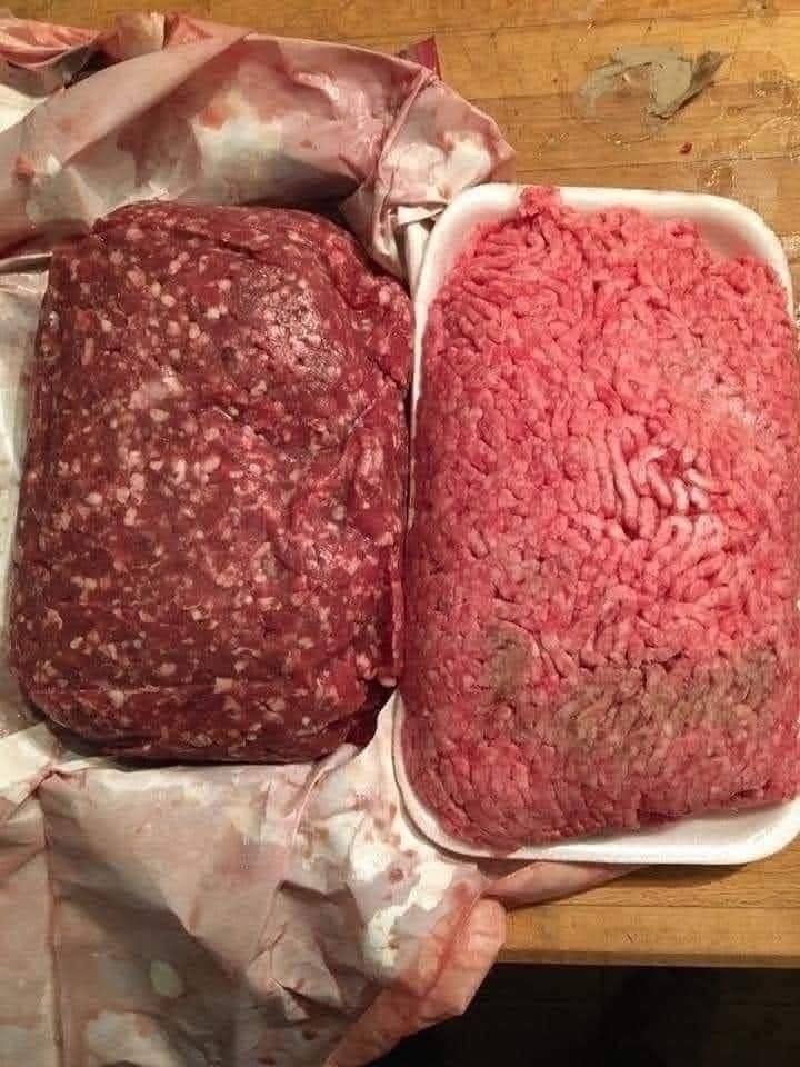 Diferencia entre carne molida de res