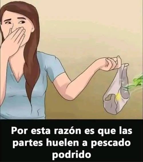 Persona disgustada por mal olor
