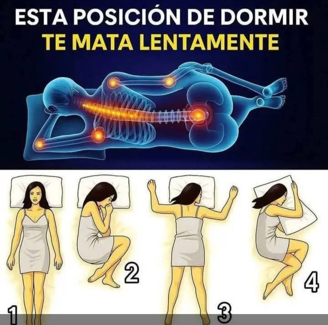 Posiciones para dormir y sus efectos en el cuerpo