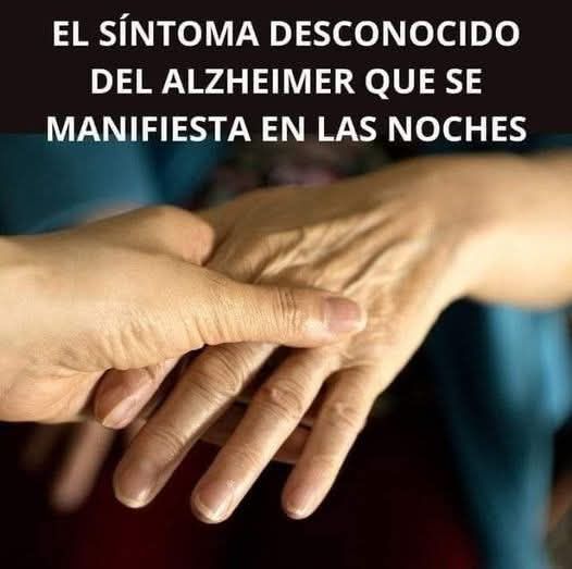 Síntoma de Alzheimer en la Noche