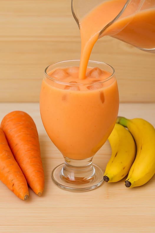 Batido de Banana y Zanahoria