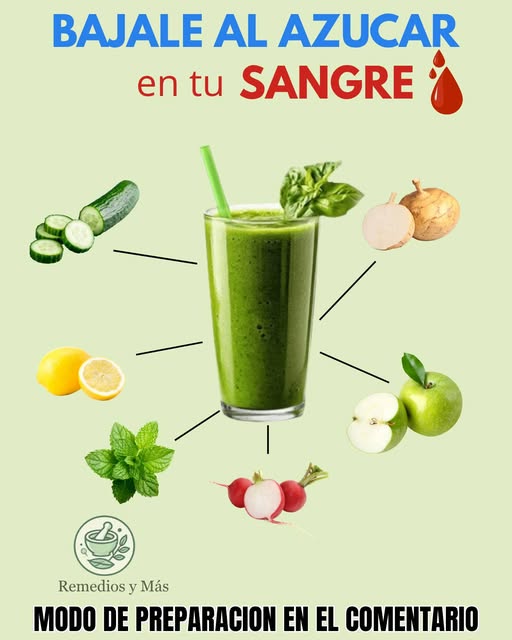 Batido Verde para Controlar el Azúcar en la Sangre