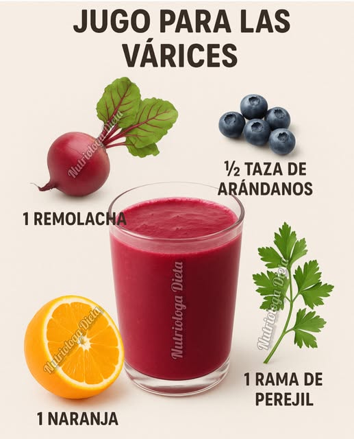 Jugo Natural para Várices