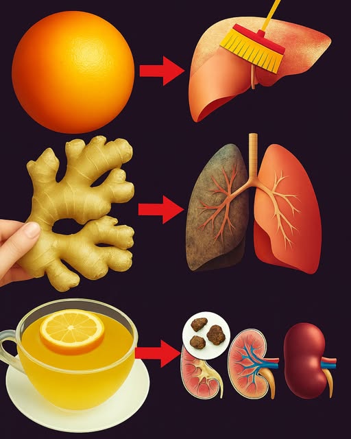 Beneficios de la Naranja, Jengibre y Té de Limón
