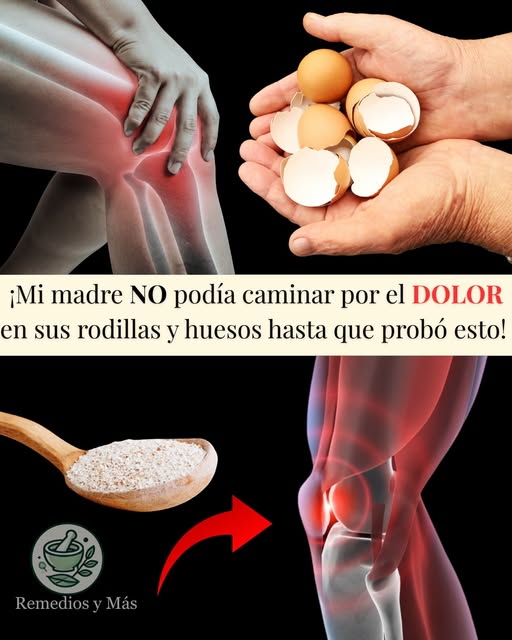 Cáscaras de huevo para el dolor de rodillas