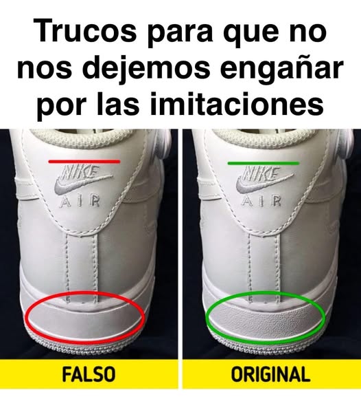 Diferencias entre zapatillas originales y falsas