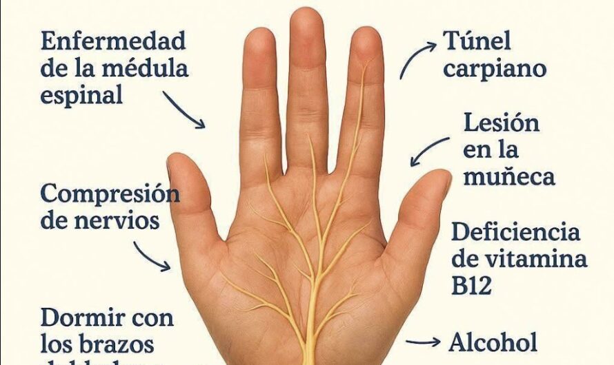 ¿Sabes por qué se te duermen las manos y sientes hormigueo en los pies?