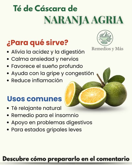 Cáscaras de naranja agria