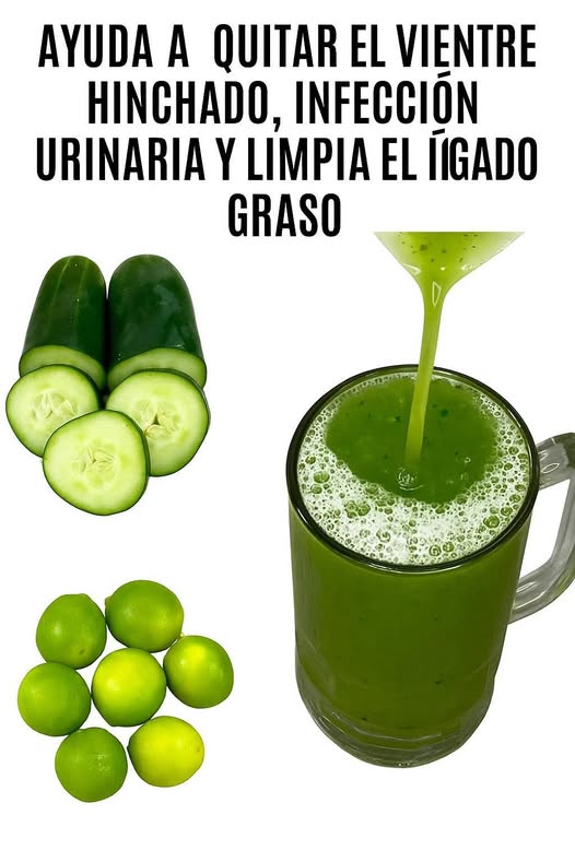 Bebida verde saludable