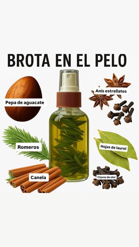 Ingredientes naturales para un tónico capilar