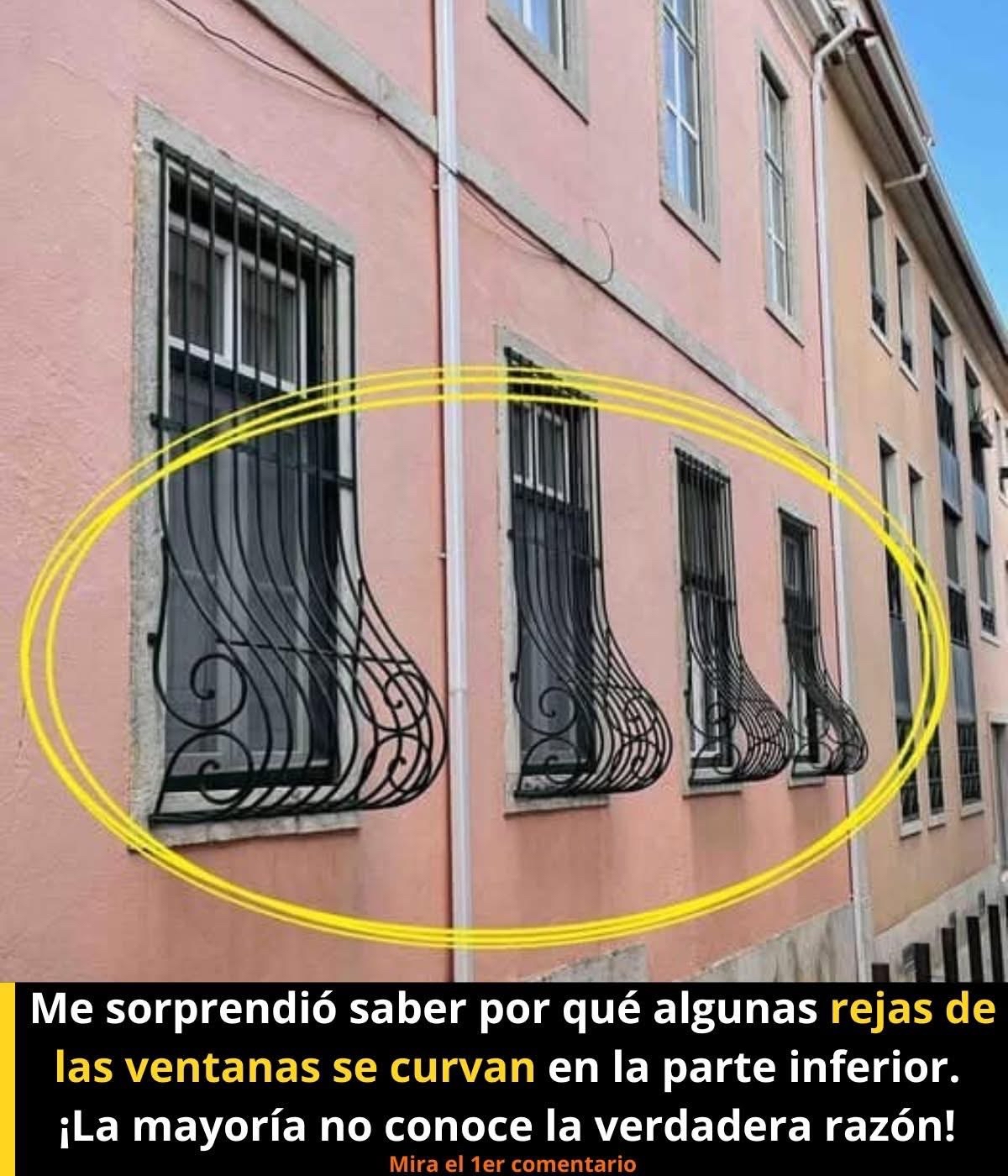 Rejas curvadas de ventana