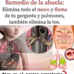 Remedio Natural para Eliminar la Flema y Mejorar la Tos