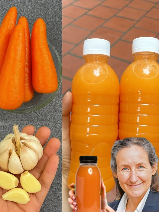 Batido de zanahoria y ajo