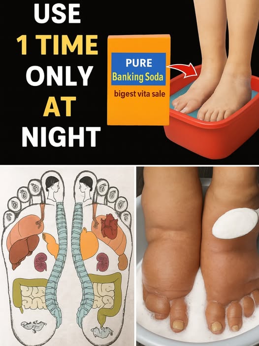 Baño de pies con bicarbonato de sodio