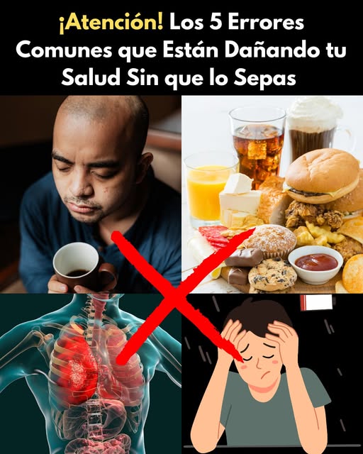 Errores comunes de salud
