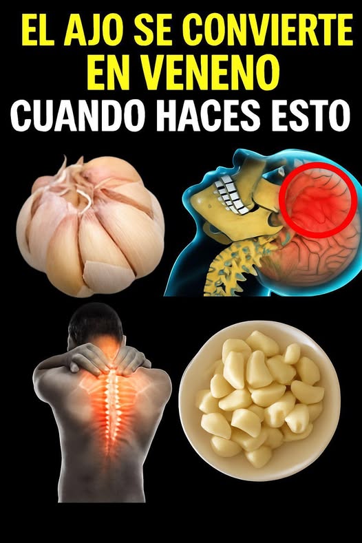 El ajo puede convertirse en veneno para la salud