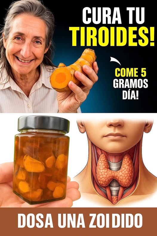 Cúrcuma fresca y remedios naturales para la tiroides