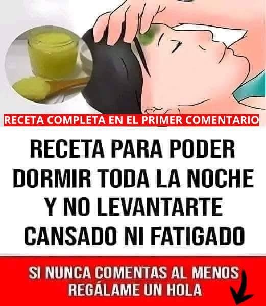 Ilustración de receta para dormir