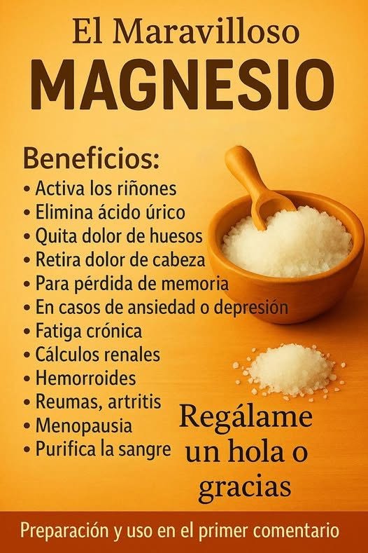 Cristales de magnesio