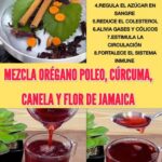 Receta Natural: Infusión de Orégano Poleo, Flor de Jamaica, Cúrcuma y Canela