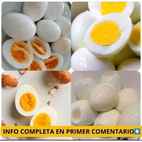 Variedad de huevos hervidos