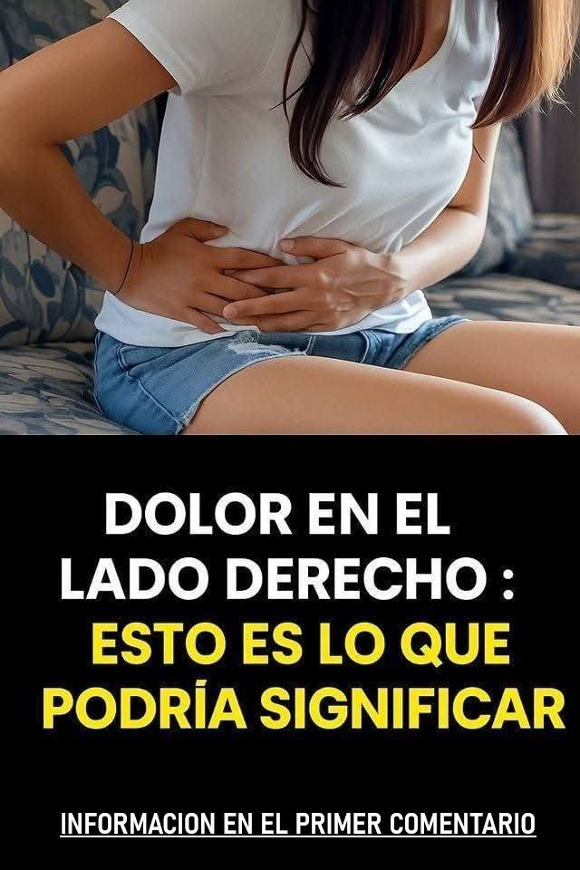 Dolor en el lado derecho del abdomen