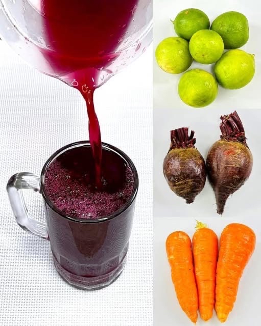Batido Saludable con Remolachas, Zanahorias y Limón