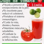 Beneficios del Jugo de Tomate y Limón para la Salud