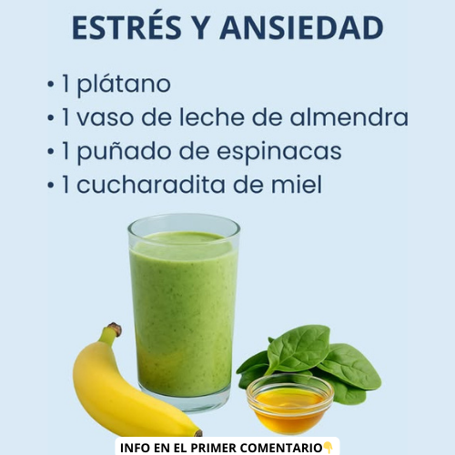 Batido Natural contra el Estrés y la Ansiedad
