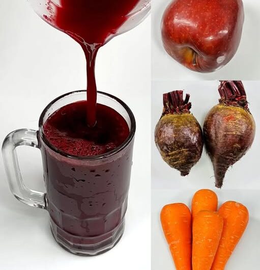 Revitaliza Tu Día: Jugo Energético de Manzana, Remolacha y Zanahoria