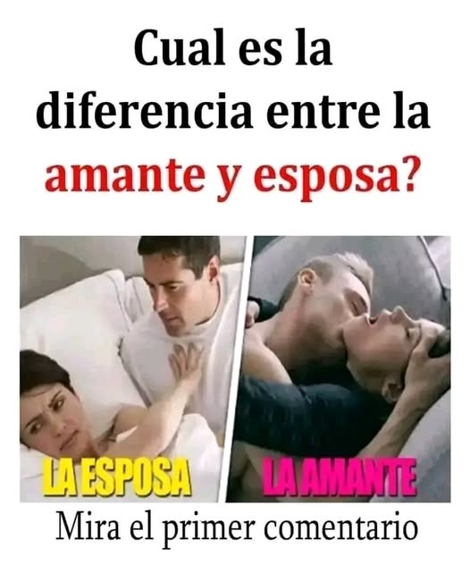 Diferencia entre amante y esposa