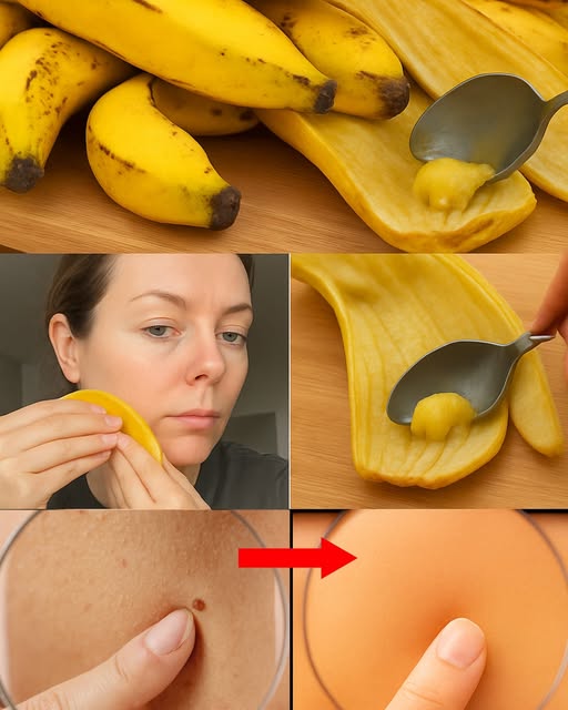 Uso de cáscaras de plátano para el cuidado de la piel